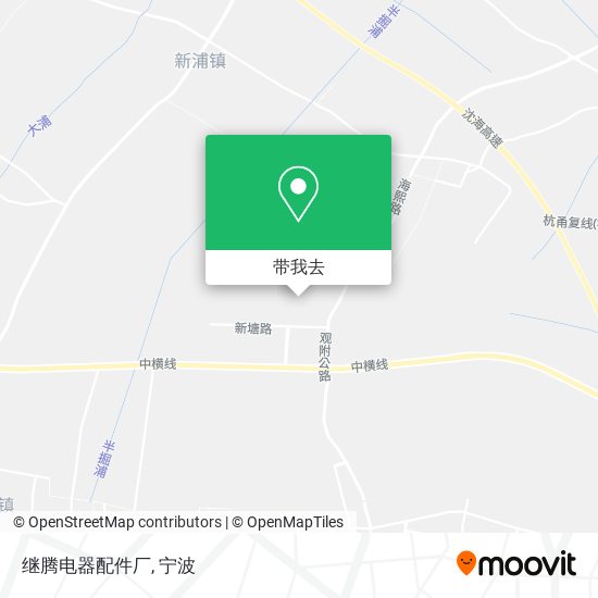 继腾电器配件厂地图