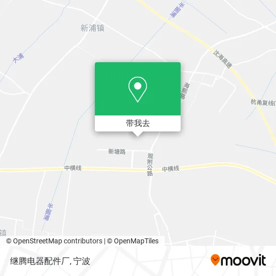 继腾电器配件厂地图