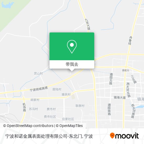 宁波和诺金属表面处理有限公司-东北门地图