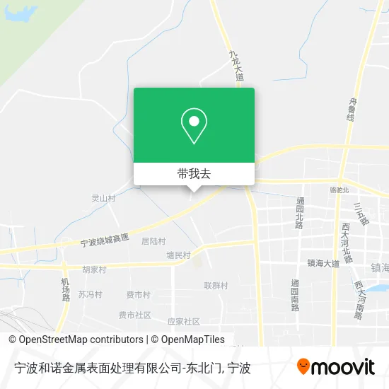 宁波和诺金属表面处理有限公司-东北门地图