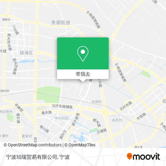 宁波珀瑞贸易有限公司地图