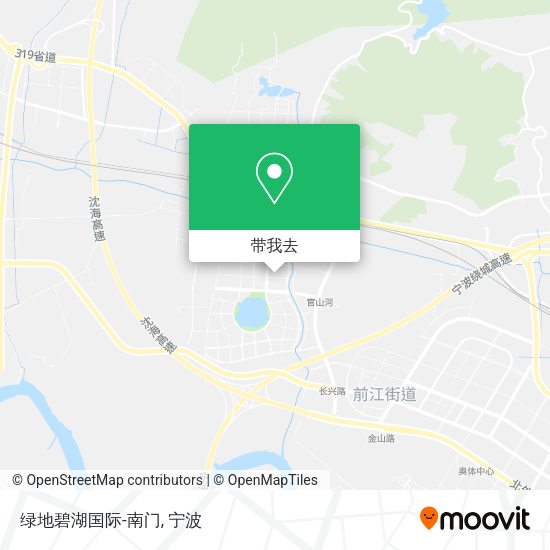 绿地碧湖国际-南门地图