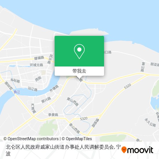 北仑区人民政府戚家山街道办事处人民调解委员会地图