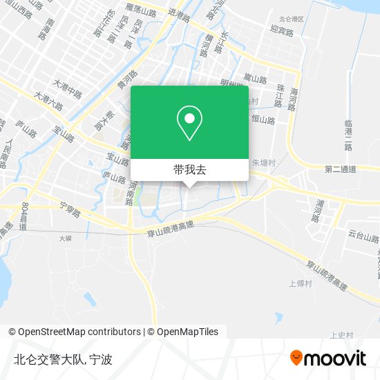 北仑交警大队地图