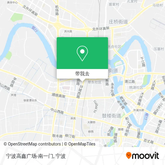 宁波高鑫广场-南一门地图