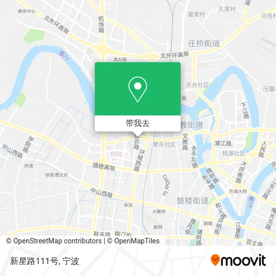 新星路111号地图