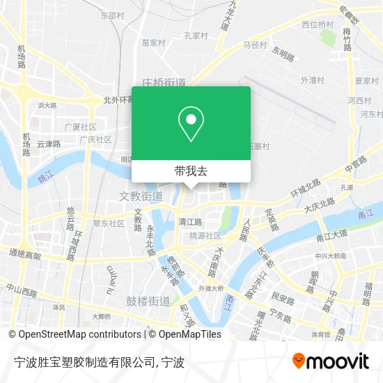 宁波胜宝塑胶制造有限公司地图