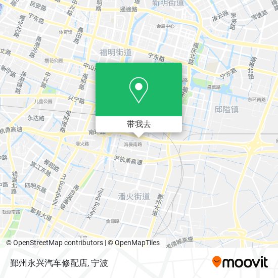 鄞州永兴汽车修配店地图