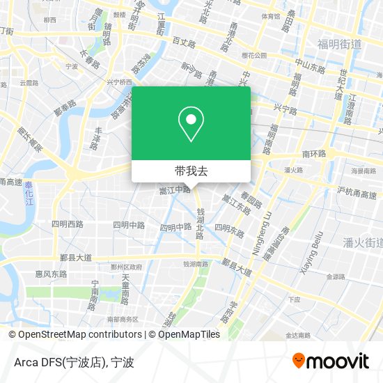 Arca DFS(宁波店)地图