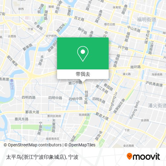 太平鸟(浙江宁波印象城店)地图