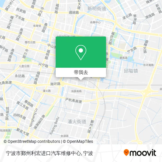 宁波市鄞州利宏进口汽车维修中心地图