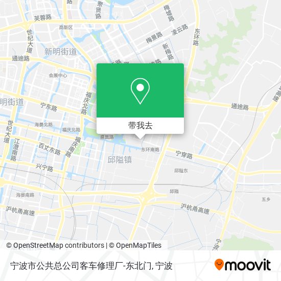 宁波市公共总公司客车修理厂-东北门地图