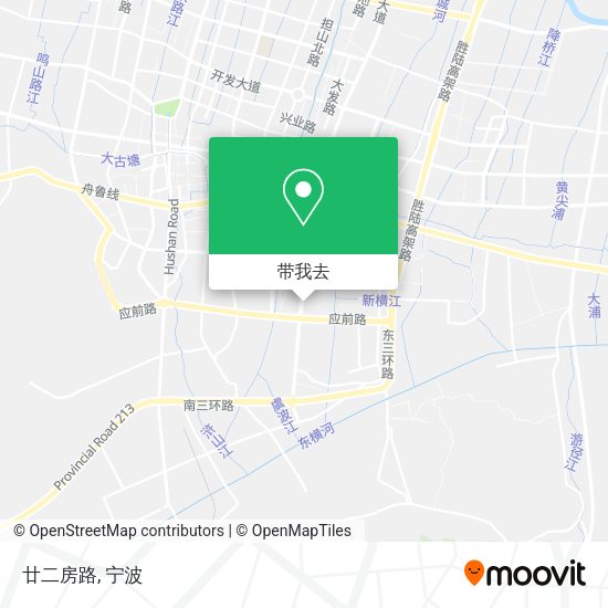廿二房路地图
