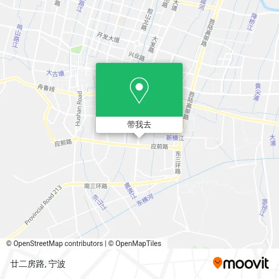 廿二房路地图