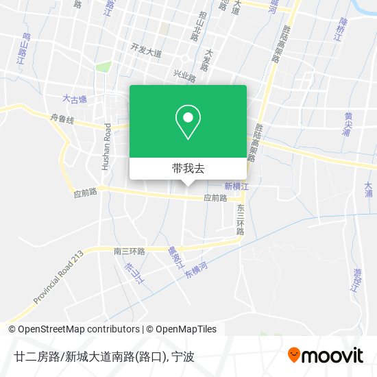 廿二房路/新城大道南路(路口)地图