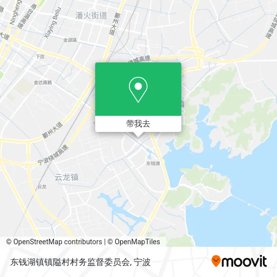 东钱湖镇镇隘村村务监督委员会地图