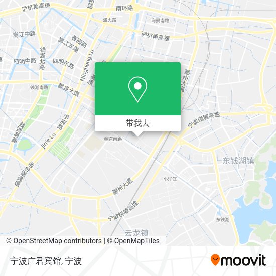 宁波广君宾馆地图