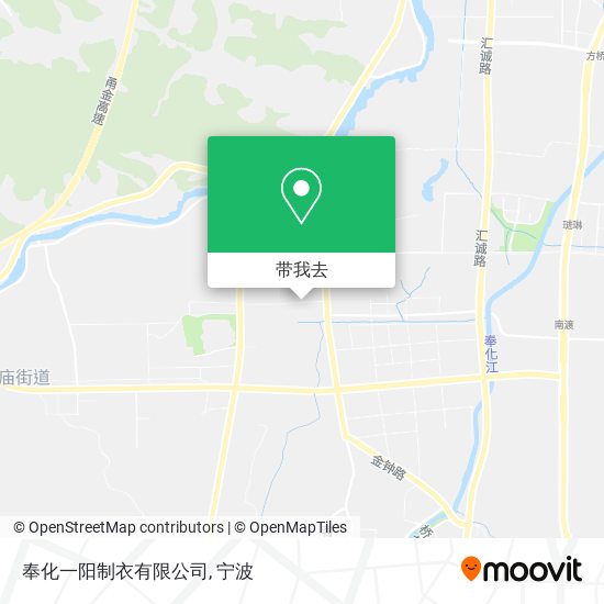 奉化一阳制衣有限公司地图