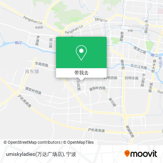 umiskyladies(万达广场店)地图