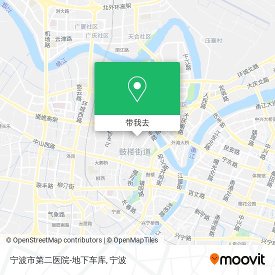 宁波市第二医院-地下车库地图