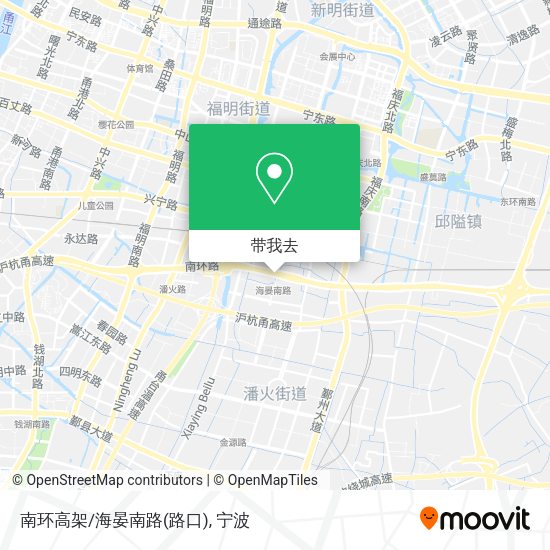 南环高架/海晏南路(路口)地图