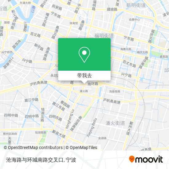 沧海路与环城南路交叉口地图