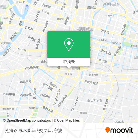 沧海路与环城南路交叉口地图