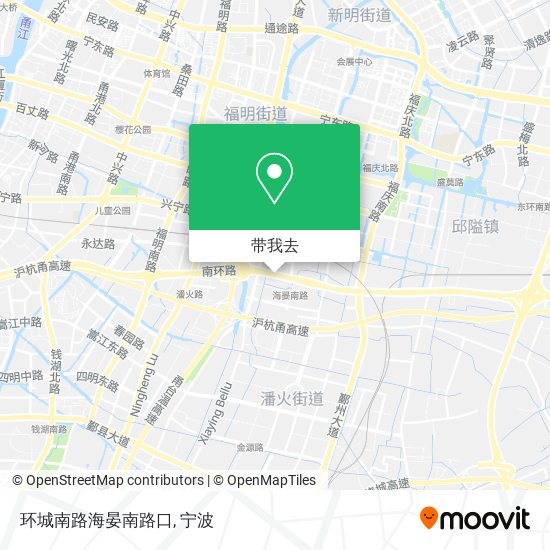 环城南路海晏南路口地图