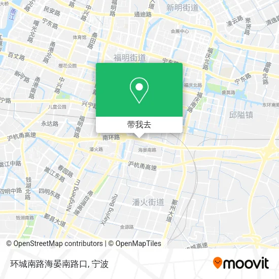环城南路海晏南路口地图