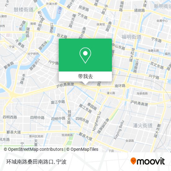 环城南路桑田南路口地图