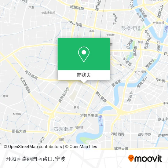 环城南路丽园南路口地图