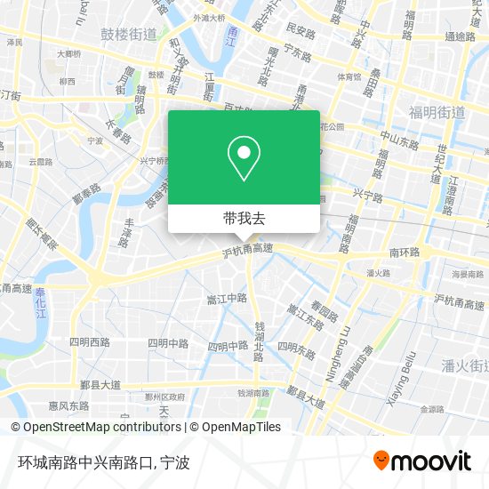 环城南路中兴南路口地图