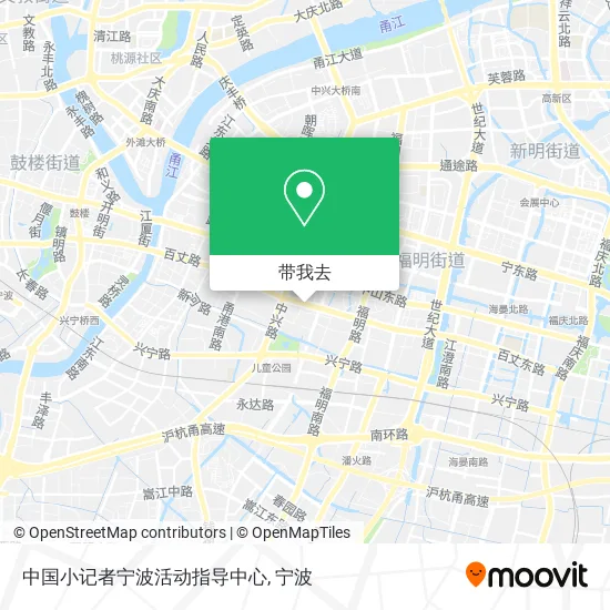 中国小记者宁波活动指导中心地图