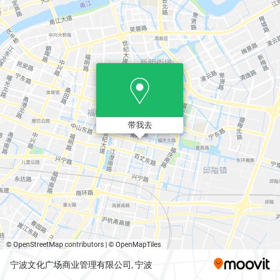 宁波文化广场商业管理有限公司地图