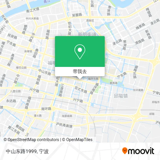 中山东路1999地图