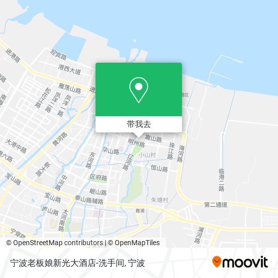 宁波老板娘新光大酒店-洗手间地图