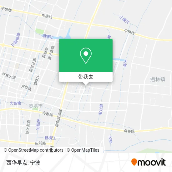 西华早点地图