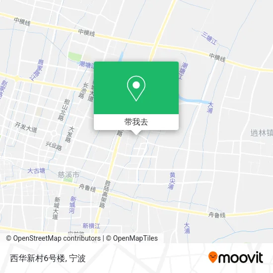 西华新村6号楼地图