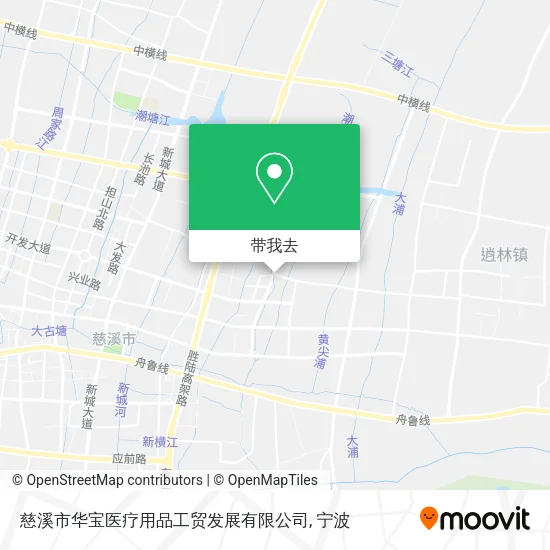 慈溪市华宝医疗用品工贸发展有限公司地图