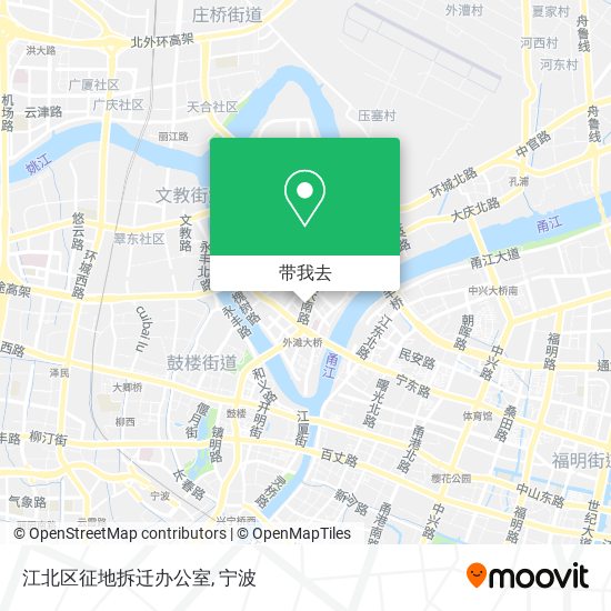 江北区征地拆迁办公室地图