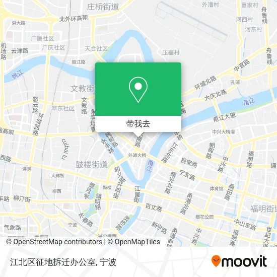 江北区征地拆迁办公室地图