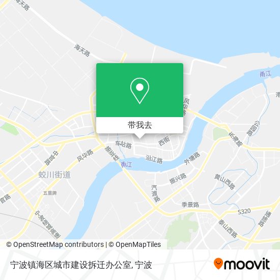 宁波镇海区城市建设拆迁办公室地图