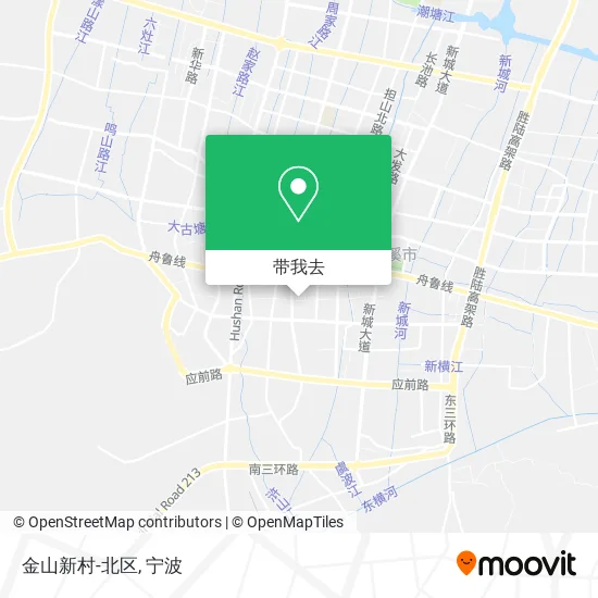金山新村-北区地图