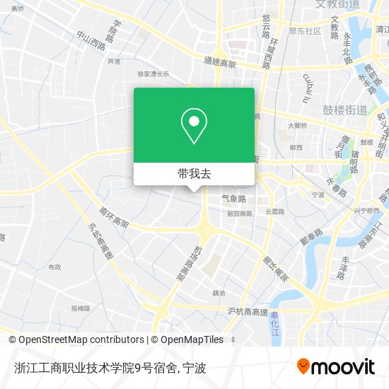 浙江工商职业技术学院9号宿舍地图