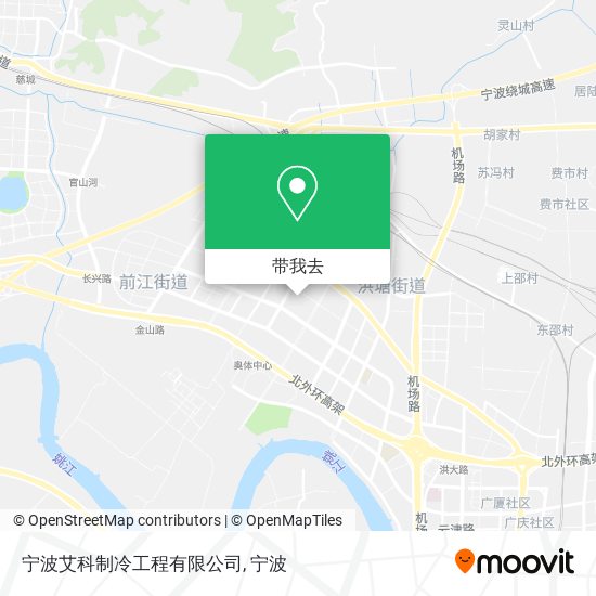 宁波艾科制冷工程有限公司地图