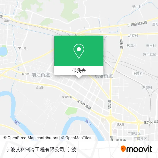 宁波艾科制冷工程有限公司地图