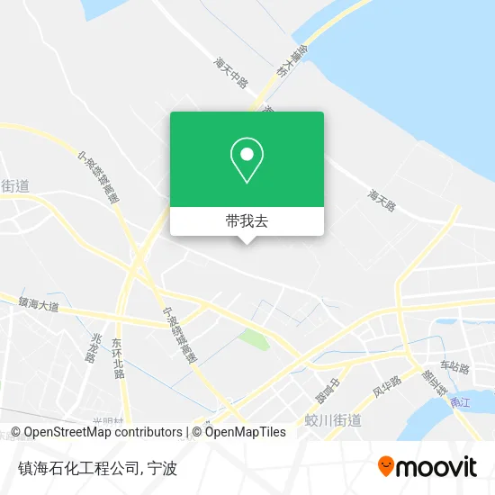 镇海石化工程公司地图