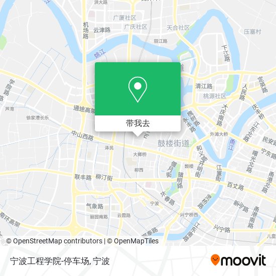 宁波工程学院-停车场地图