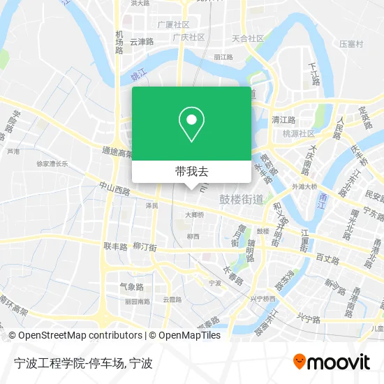 宁波工程学院-停车场地图