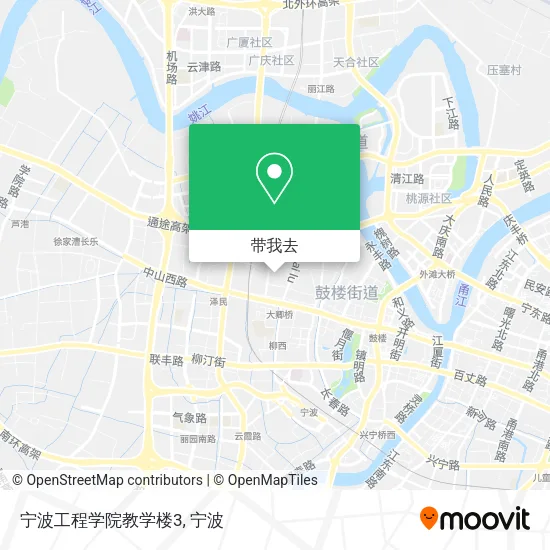 宁波工程学院教学楼3地图